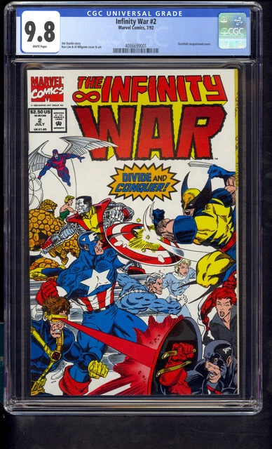 Infinity War 2 CGC 9.8 Gatefold Wraparound Cover Jim Starlin Story MARVEL 1992