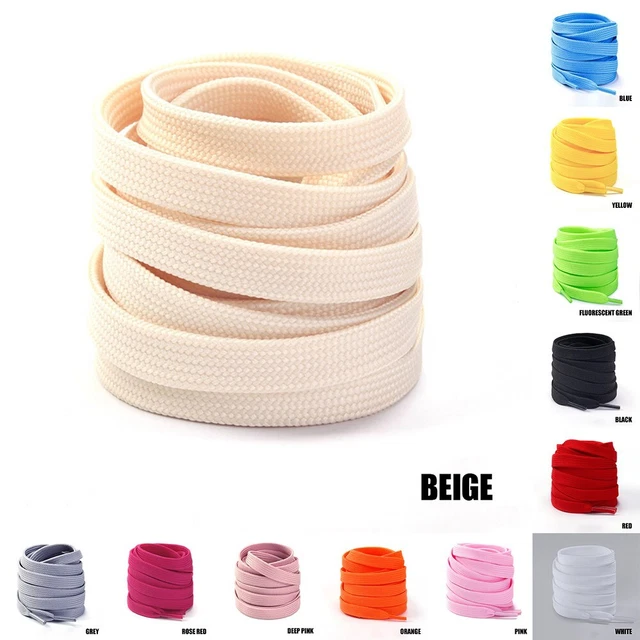 Lacci scarpe lacci scarpe corde larghezza spessa 0,8 cm 100 cm/39,4 pollici taglia asiatica