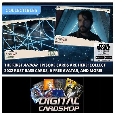 Topps Star Wars Card Trader Andor Weekly Set Episode 1 Red Set of 19