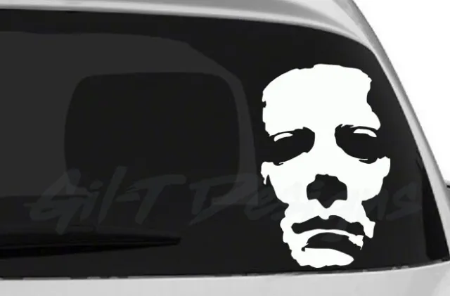 Michael Myers Face #3 Vinyl Decal Sticker, Halloween, The Shape, Horror, Blood