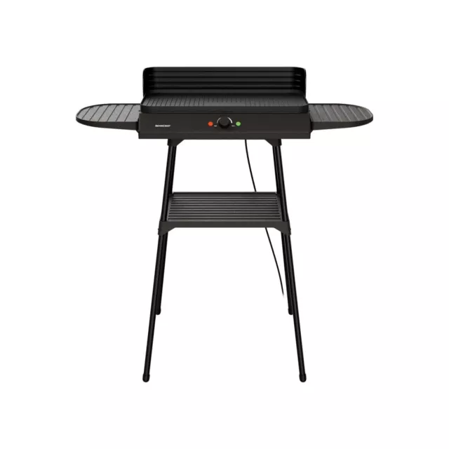 2 In 1 Elektrogrill mit Stand 2400 W Als Tisch- oder Standgrill