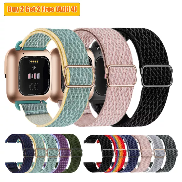 For Fitbit Versa 2/Versa Lite/Versa Replacement Nylon Sport Strap Watch Band