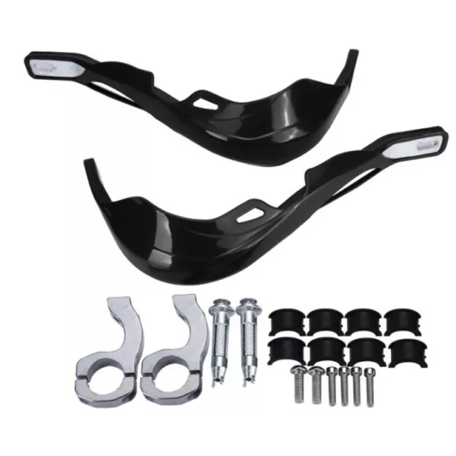 7/8" 22mm & 1 1/8" 28mm Aluminum Alloy Handlebar Handguards For Motorcycle 1Pair