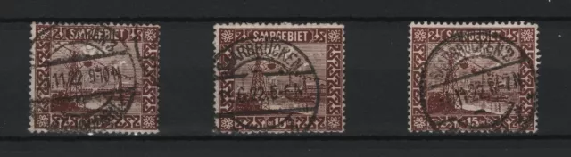 1922 Saargebiet 87 o mehrere Marken und Stempel zur Auswahl