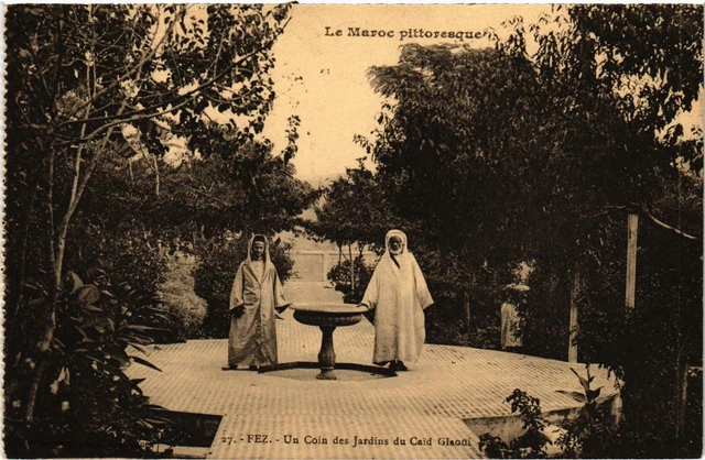 CPA AK MAROC FEZ - Un Coin des Jardins du Caid Glaoni (92712)