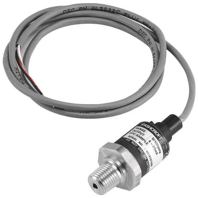 ASHCROFT G17M0215F2100# Pressure Transmitter,0 to 100 psi,1/4 in