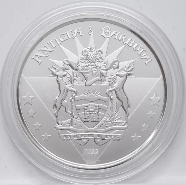 Antigua EC8 - Coat of Arms - 2 Dollar 2022* 1 oz.