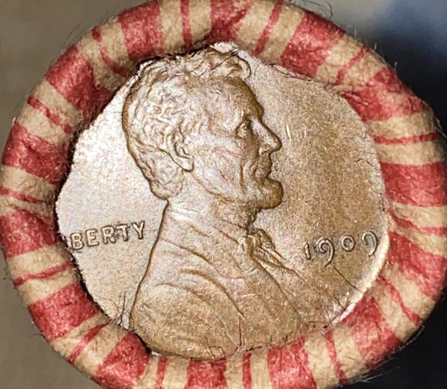 1 US Lincoln Wheat Cent Penny Roll 1943 Steel/1909-P AU/UNC (50 Coins) Vintage