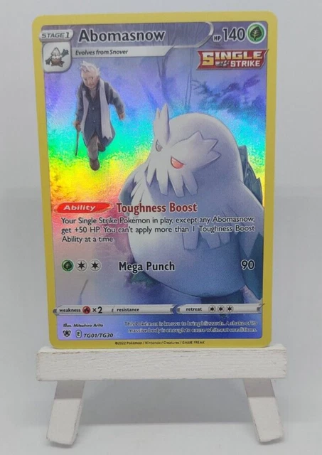 Abomasnow - SWSH Astral Radiance TG01/TG30 - Full Art Rare Pokemon Card