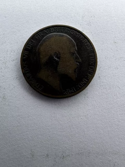 King Edward VII  1903 -  Half Penny Coin