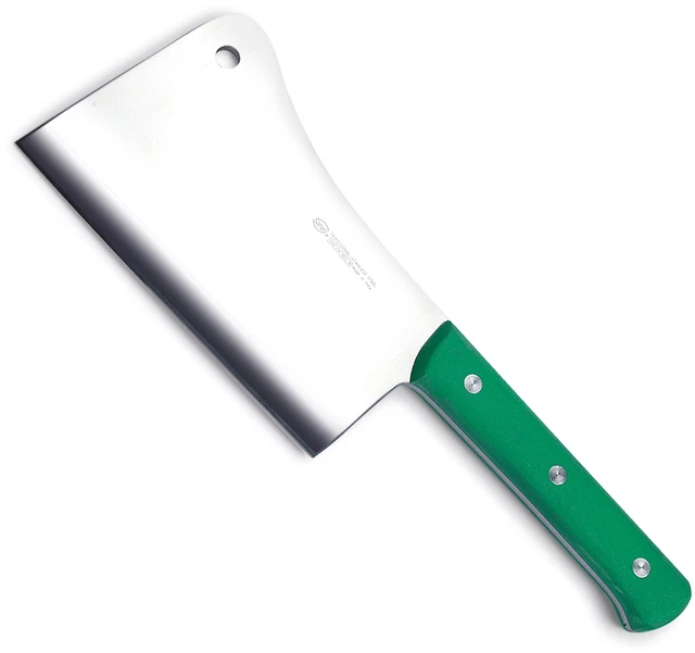 37033 Sanelli Premana Mannaia Falcetta Inox Manico In Plastica Verde Kg. 1,6 Cm.