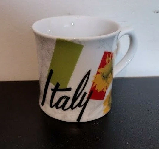 CAFE ITALY COFFEE MUG, Art Deco Print Mug