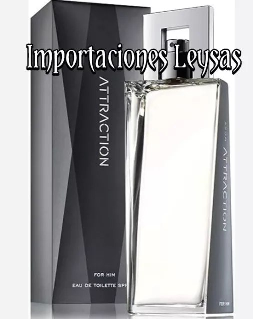 AVON ATTRACTION FOR Him Eau de Toilette Spray 75 ML 2.5 fl Oz