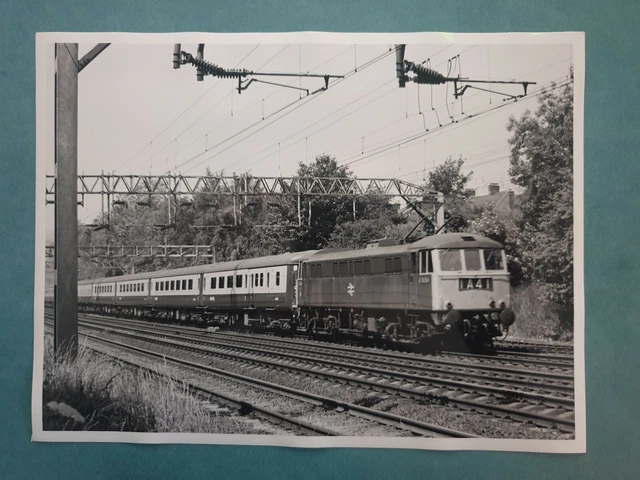 BRITISH RAILWAYS PHOTO Class 86 Electric Loco PR & Publicity BR Rail ...