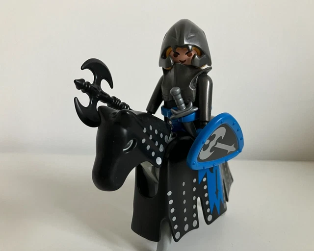 PLAYMOBIL CHÂTEAU - Cavalier - Chevalier et son destrier EUR 7,80