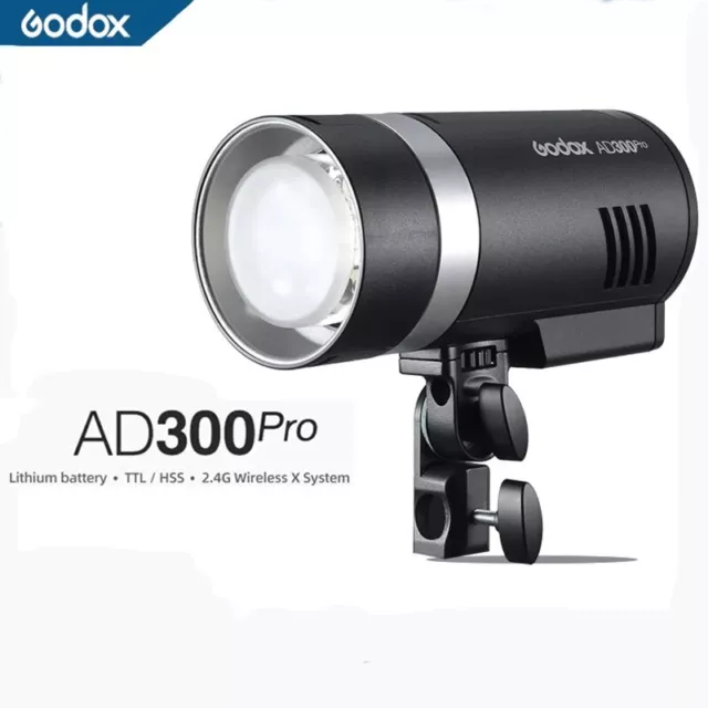 DE Godox AD300pro 2.4G TTL HSS 300Ws Li-ion Battery Licht Rundkopf-Außenblitz