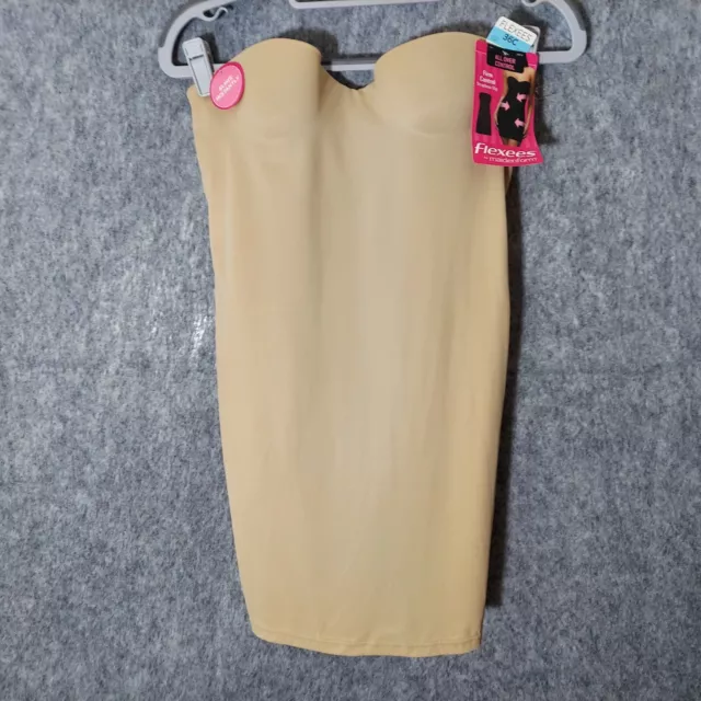 MAIDENFORM FLEXEES SHAPEWEAR Slip 36C Nude Comfort Ultra Firm Bodysuit  Straps £26.96 - PicClick UK