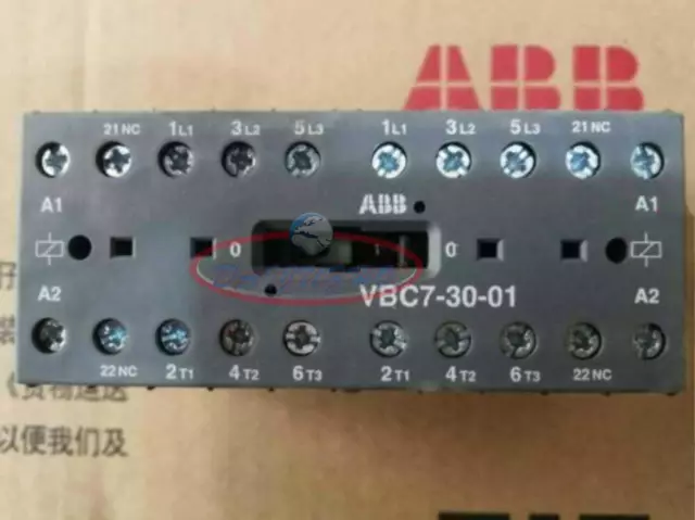 1PC AC Contactor VBC7-30-01 ABB auxiliary contacts New 24V
