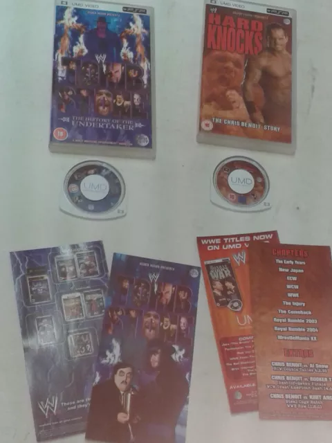 WWE Tombstone History of Undertaker + Chris Benoit hard knocks UMD same day post