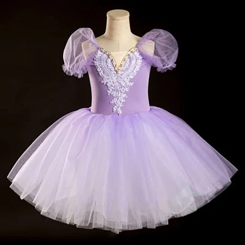 Abito da balletto professionale tutù ragazze pancake tutu ballerina abito da festa