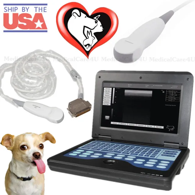 Veterinary Ultrasound Scanner Laptop Machine 5.0M Micro Convex Probe Small VET