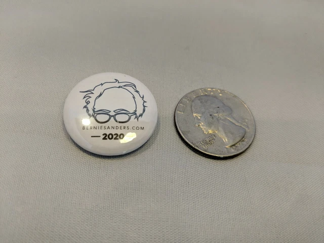 Bernie Sanders 2020 Buttons/Pin Set Of 10, 1" diameter pins. Free Shipping 11