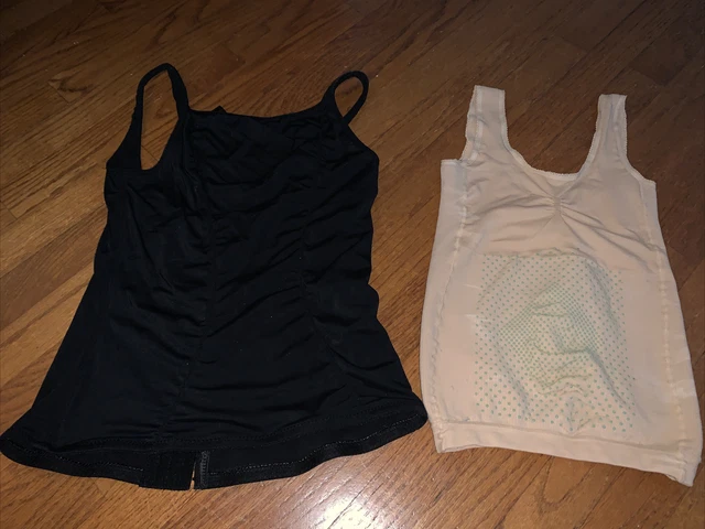 Marilyn Monroe Intimates Corset Spandex Body Shaper Bra Slender Lot Sz XL❤️tw4j
