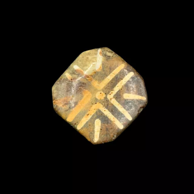 Ancient  Pumtek Bead, Genuine Old Pumtek Bead From Myanmar
