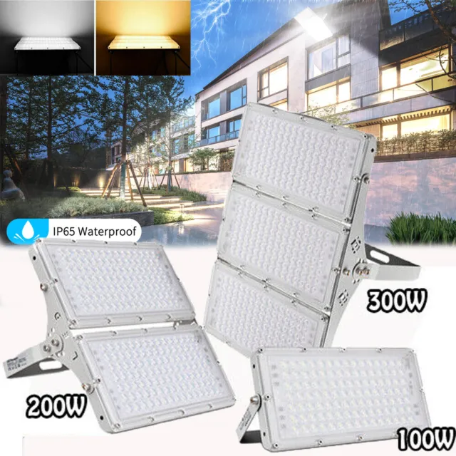 100-400Watt LED Flood Light Outdoor Spotlight Garden Yard Lamp Stadium Lighting