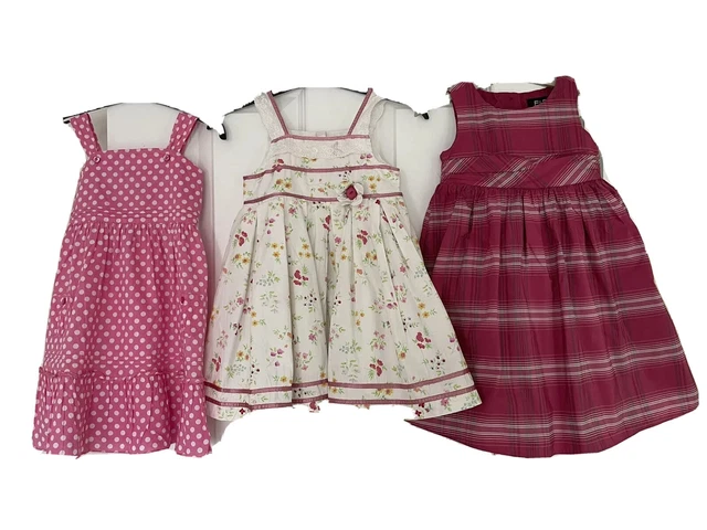M&S incl Age 12-18 months, 1-1.5 Years Summer Occasion Party Dress Bundle.