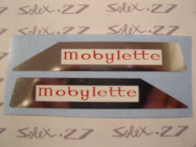 1 LOT AUTOCOLLANTS cyclo MOBYLETTE  MOBYX  MOTOCONFORT  POUR CARTER 