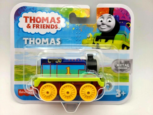THOMAS & FRIENDS Thomas the Tank Engine Push Along Metal Engine Rainbow ...