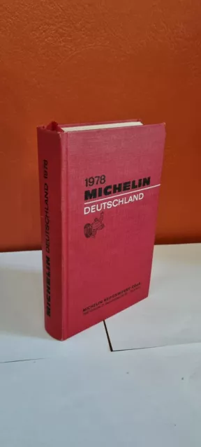 Guide Michelin Rouge Deutschland Allemagne 1978 Très bon état