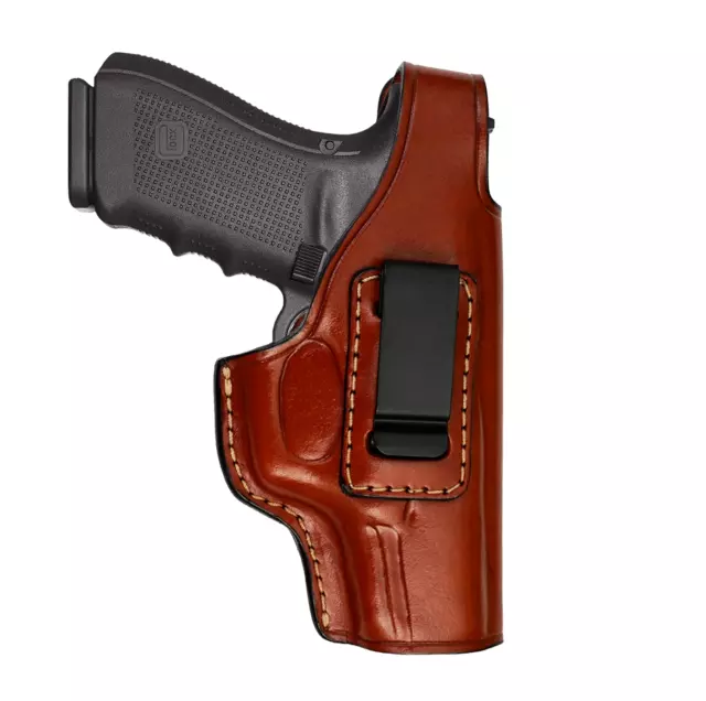 Leather IWB OWB Holster Fits Canik TP9 SFX, SF Elite, TP9 SA, Thumb Break