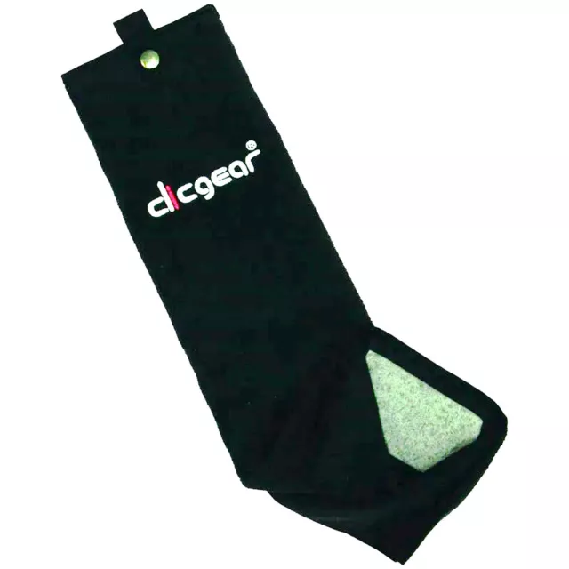 Clicgear Tri-Fold Golf Towel Black