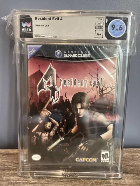 Gamecube Resident Evil 4 Sealed GRADED 85+ NM+ ( Uncirculated )