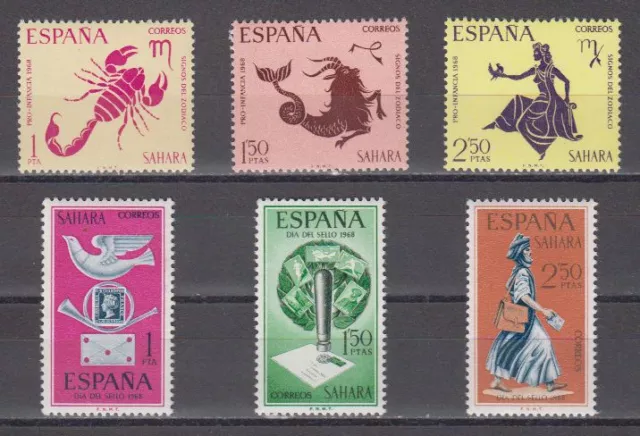 Sahara (Spagna) - Anno 1968 Nuovo Completo MNH Spain - edifil 265/70