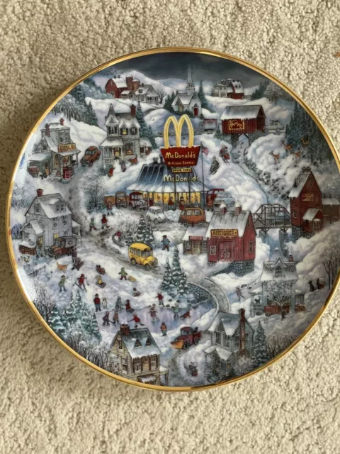 McDonalds Franklin Mint Bill Bell Collector Plates 1994 Set of 6