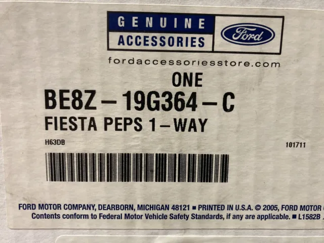 BE8Z19G364C OEM Genuine Ford Remote Start System - One-Button 100 Series FIESTA