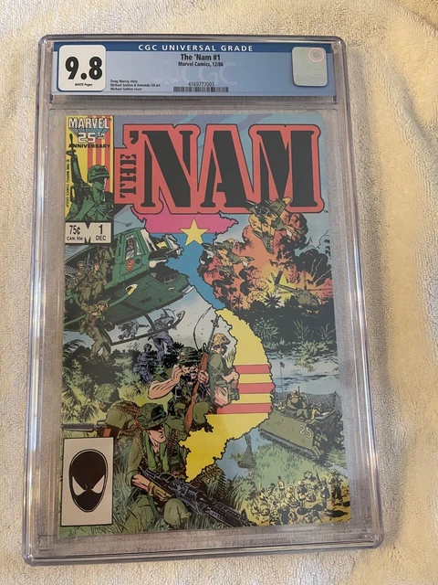 The 'Nam #1 - CGC 9.8 - White Pages  - Marvel Comics 1986