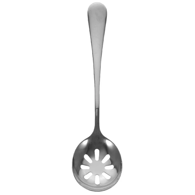 SMALL COOKING STAINLESS Steel Kitchen Serving Slotted Spoon Serving