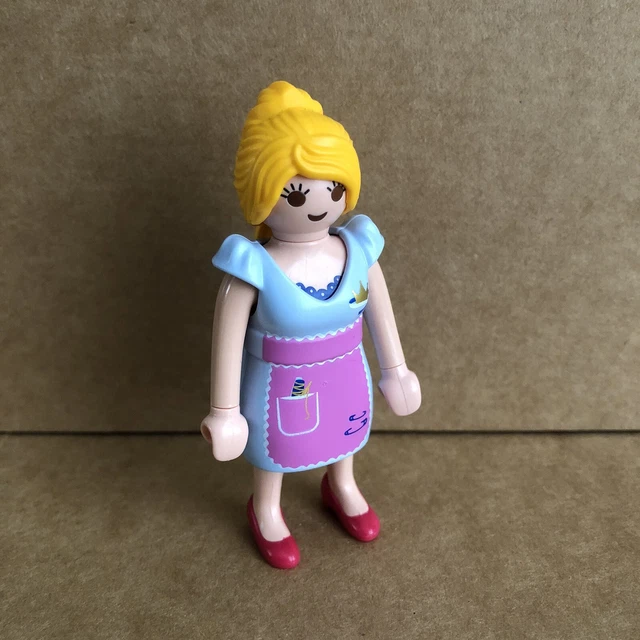 PLAYMOBIL DRESS MAKER Tailor Maid Woman Figure, Dollhouse Princess