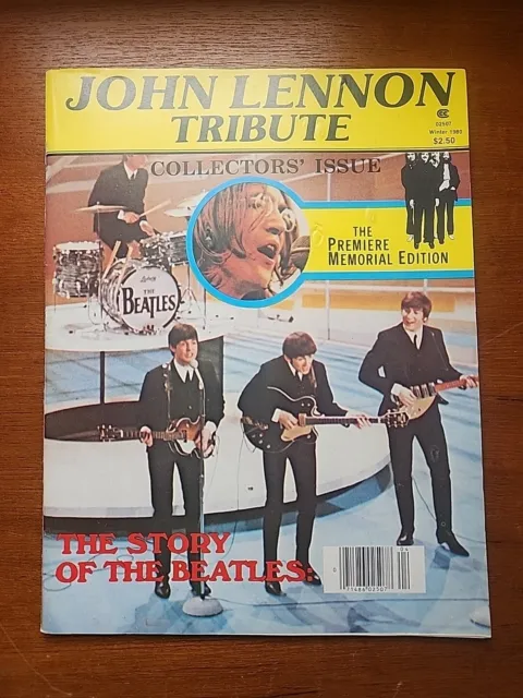 Winter 1980 "John Lennon Tribute Magazine Beatles "Vintage!