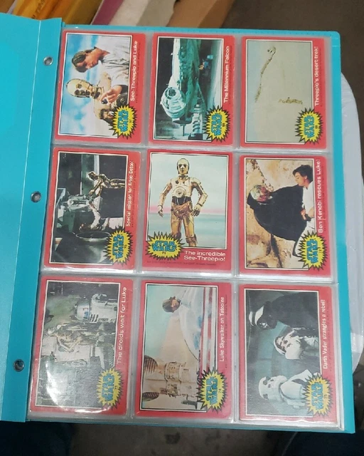 1977 Star Wars Series 2 Red Complete 66 Card Set Excellent!!