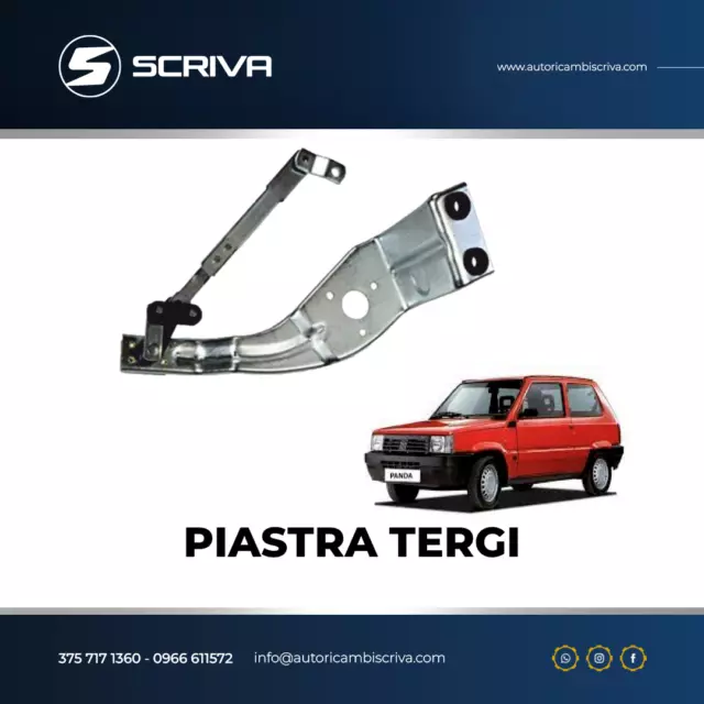 Piastra Tergicristallo anteriore  per Fiat Panda 141 dal 1986 fino al 2003 tergi