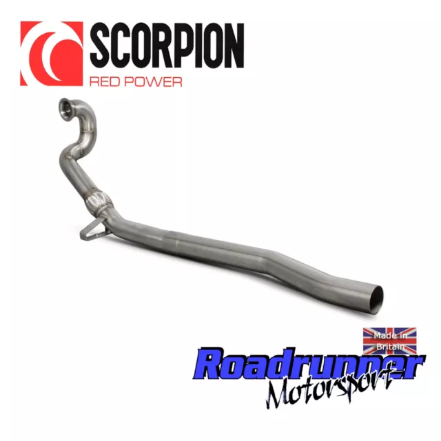 Scorpion Downpipe Stainless RACE Exhaust Pipe 3" Golf R MK7 Audi S3 8V SVAGC005