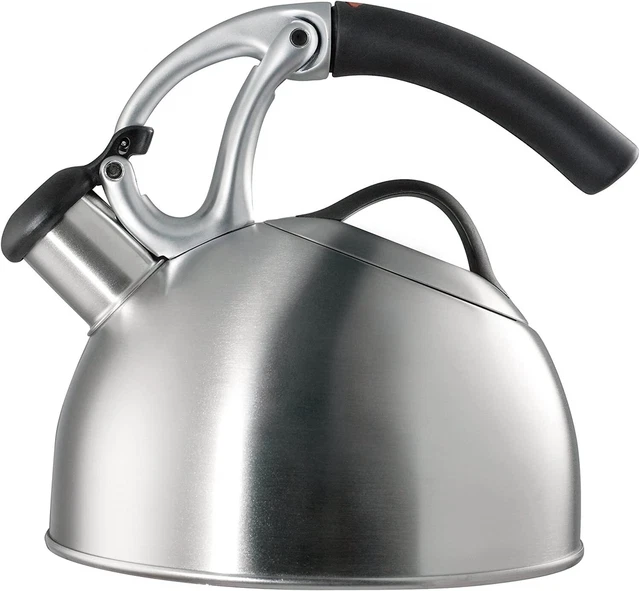OXO BREW Uplift Tea Kettle - Brushed Stainless Steel, 2 quarts