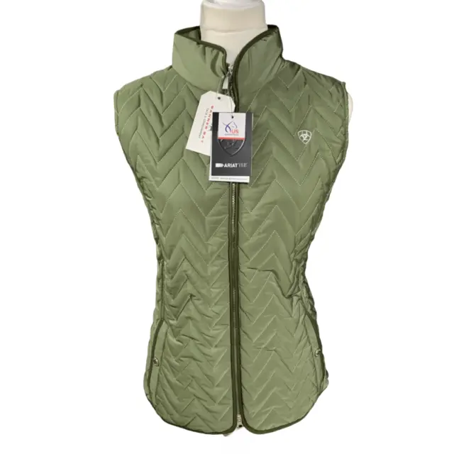 Ariat 'Ashley' Insulated Vest 10041283 in Four Leaf Clover Green - Woman's XL