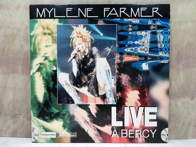 LASER DISC MYLENE FARMER  LIVE à BERCY PolyGram Vidéo Made in Germany 1992