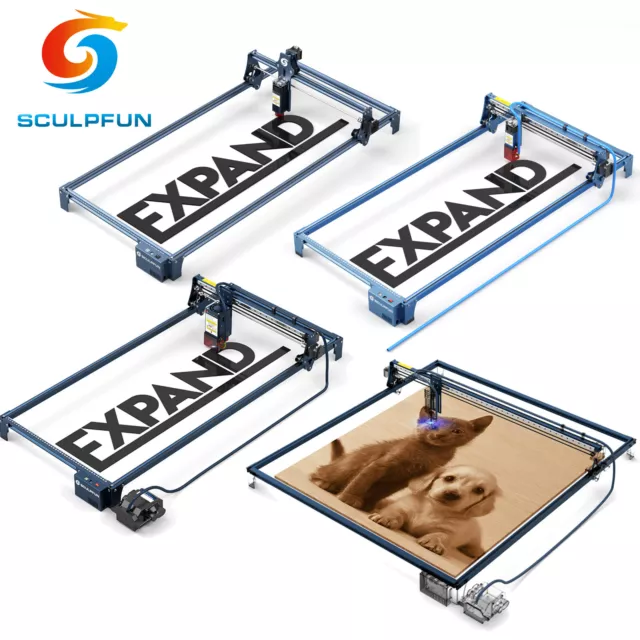 Sculpfun Gravierbereich-Erweiterungssatz für S30/S10/S9/S6pro/S6 Graviermaschine